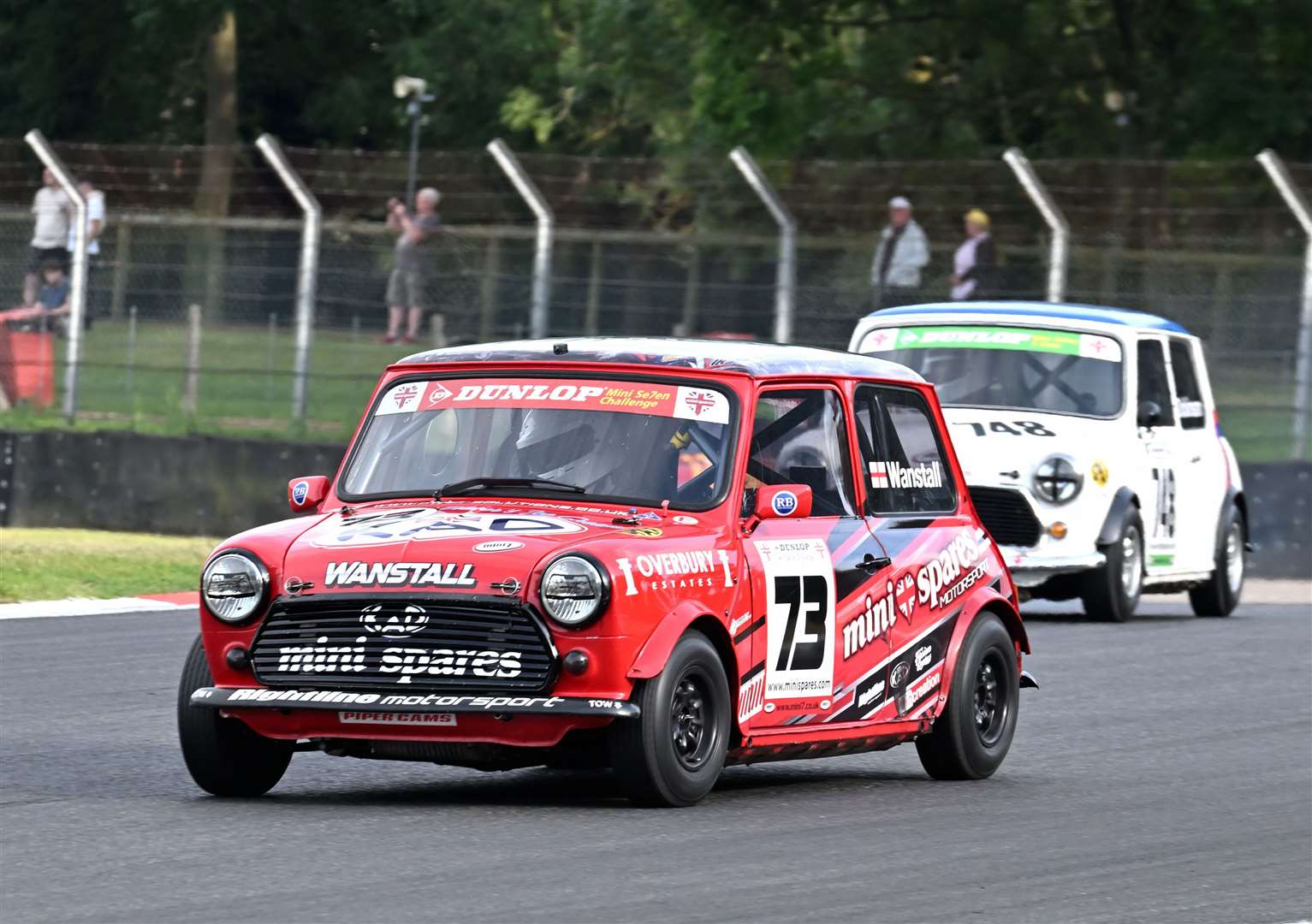 Spencer Wanstall, from Sheerness, scored two sixth-place finishes and a seventh in the Mini Se7en races. Picture: Simon Hildrew