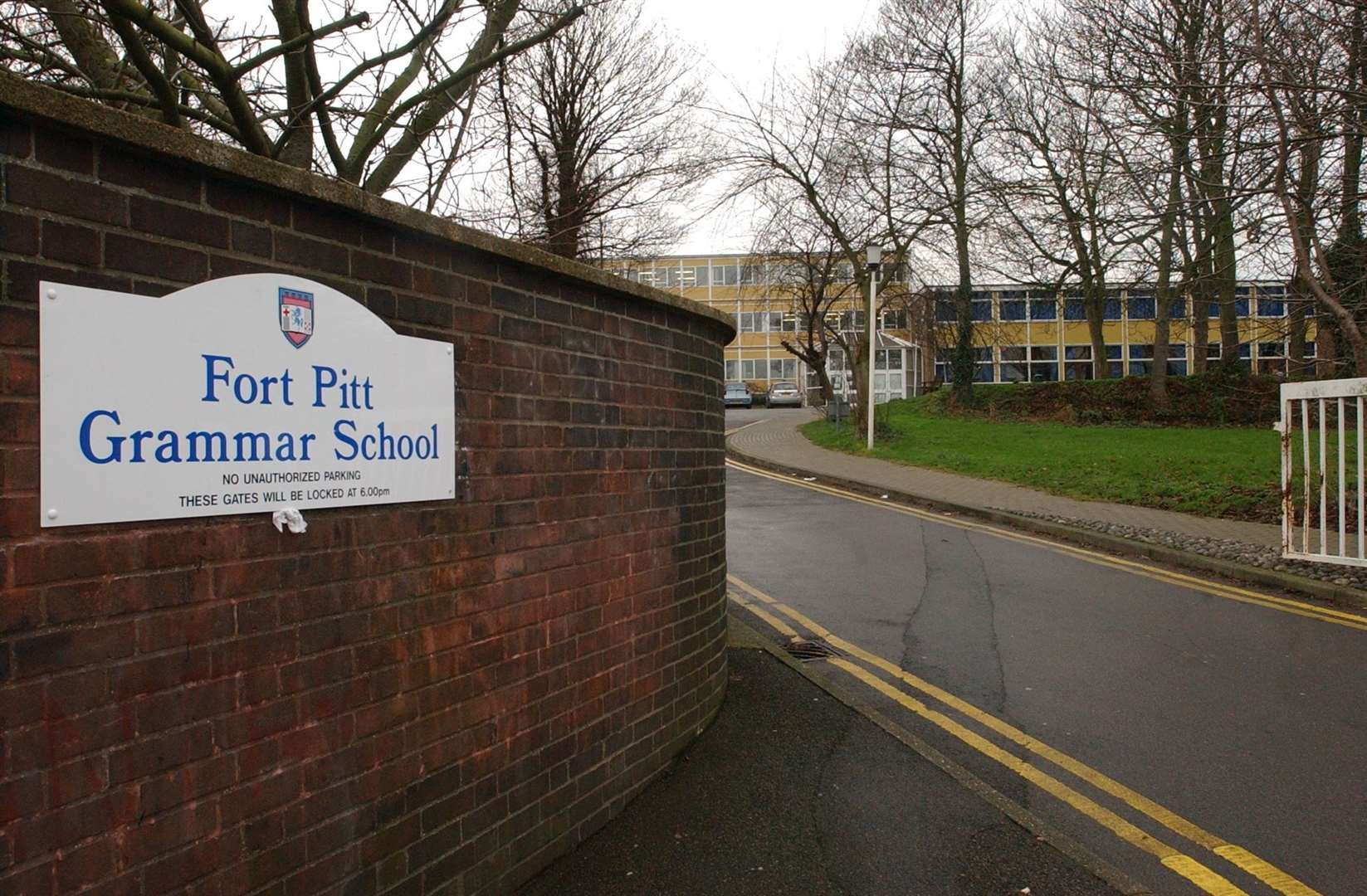 Fort Pitt Grammar school now inhibits the site Picture: Barry Crayford