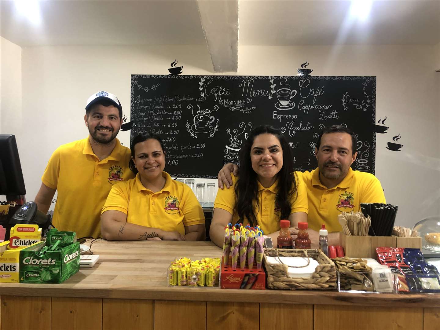 From left: Co-owners Bruno Pires da Silva, Solange Fernandes de Oliveira, Michele Baltar and Rui Baltar