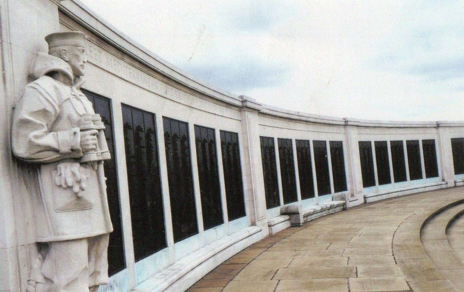 The war memorial at the Great Lines. Picture: Pam Penfold