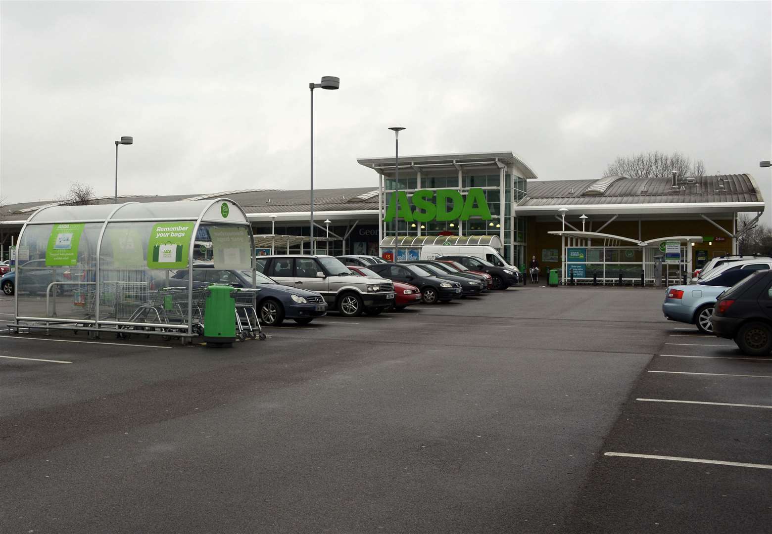 The case was stolen from Asda at the Ashford Designer Outlet. Picture: Paul Amos