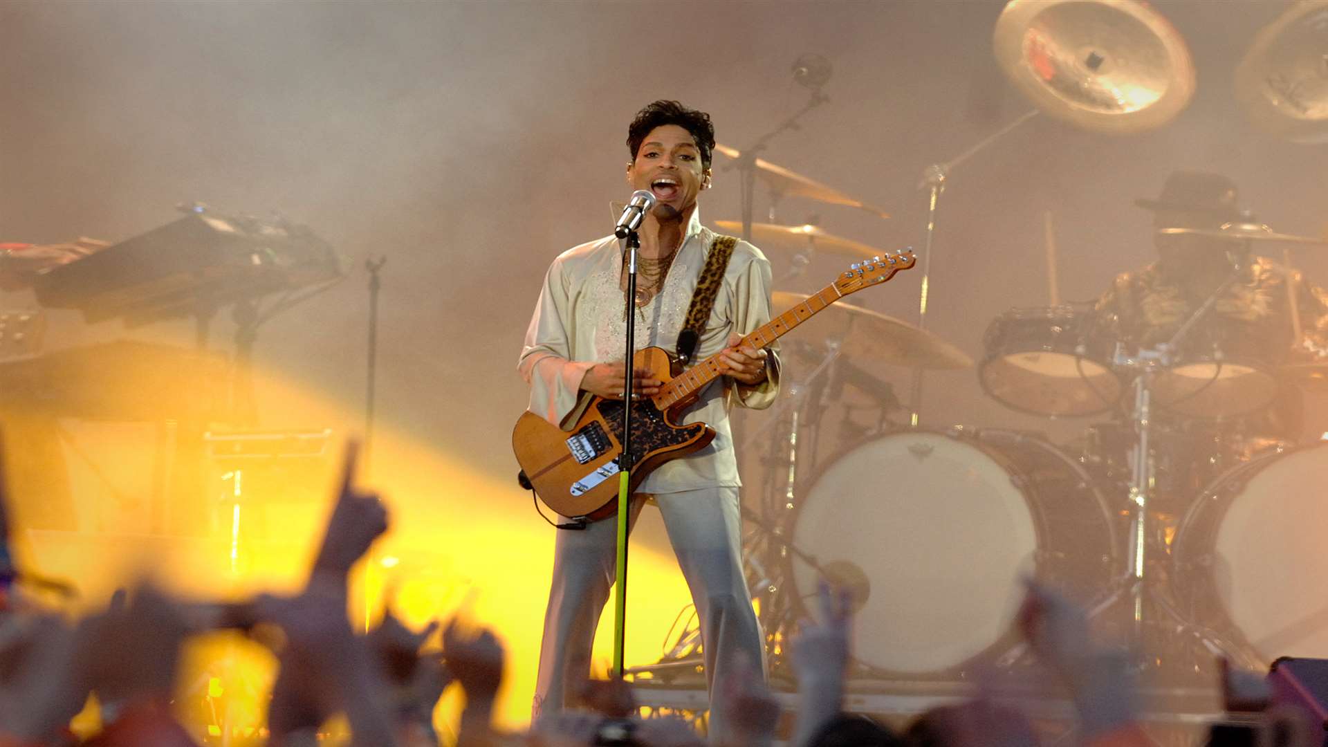 Prince headlines at the Hop Farm music festival Picture: Matthew Walker