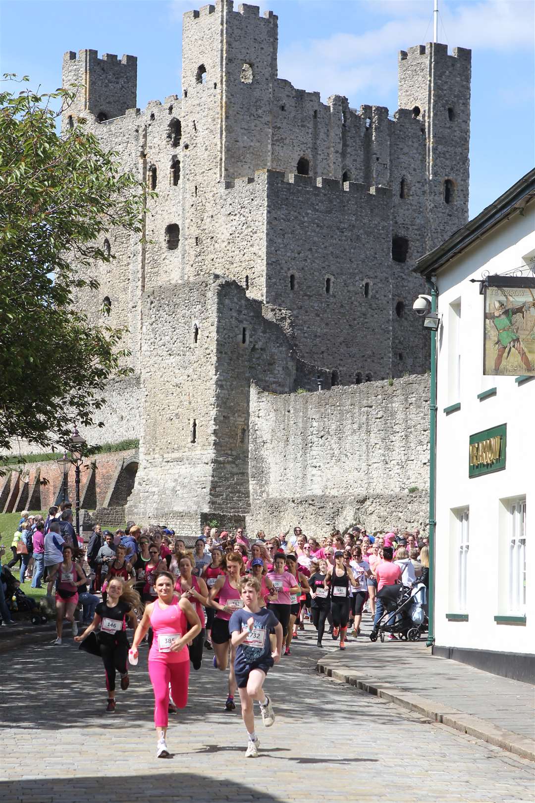 The Race for Life in Rochester, earlier this year