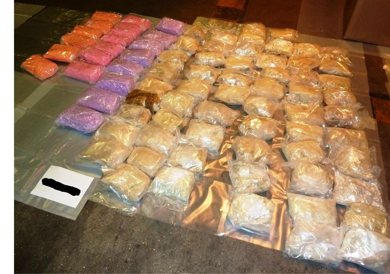 The drugs seized at Dover. Picture: Home Office