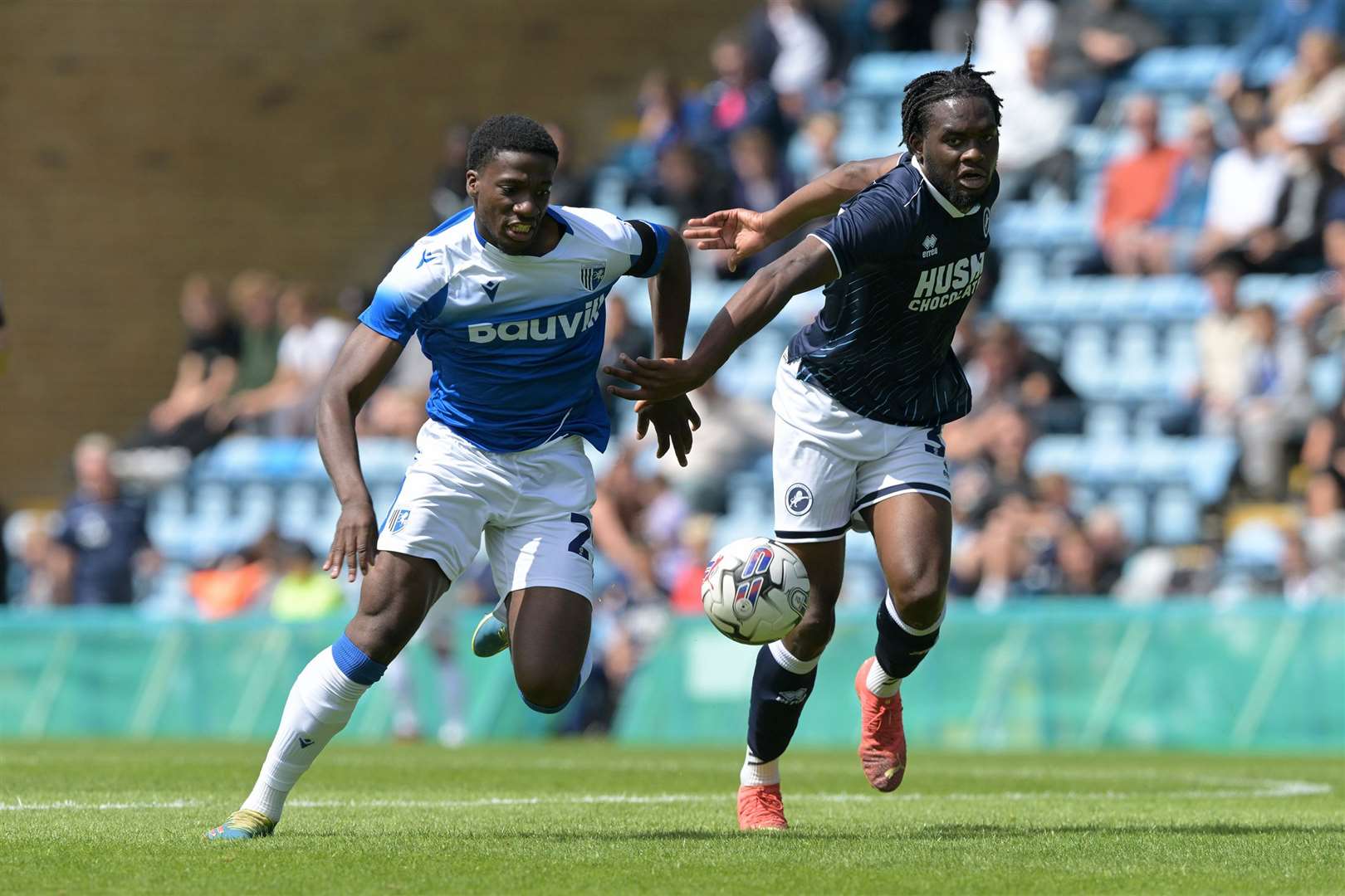 Joe Gbode is back at Gillingham after a loan spell at Maidstone Picture: Steve Terrell