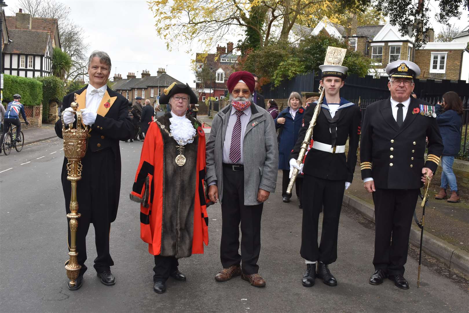 Windmill Hill Memorial Gardens, Gravesend Remembrance Service. Picture: Jason Arthur