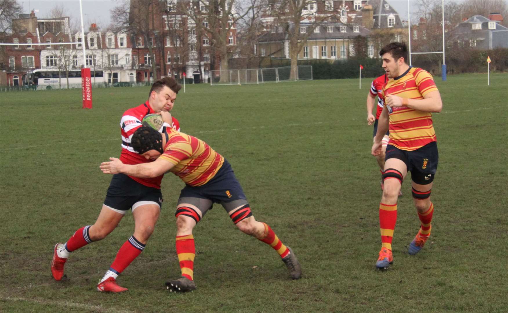 Medway stop Hammersmith & Fulham during Saturday's vital win. Picture: Paul Wardzynski (54297762)