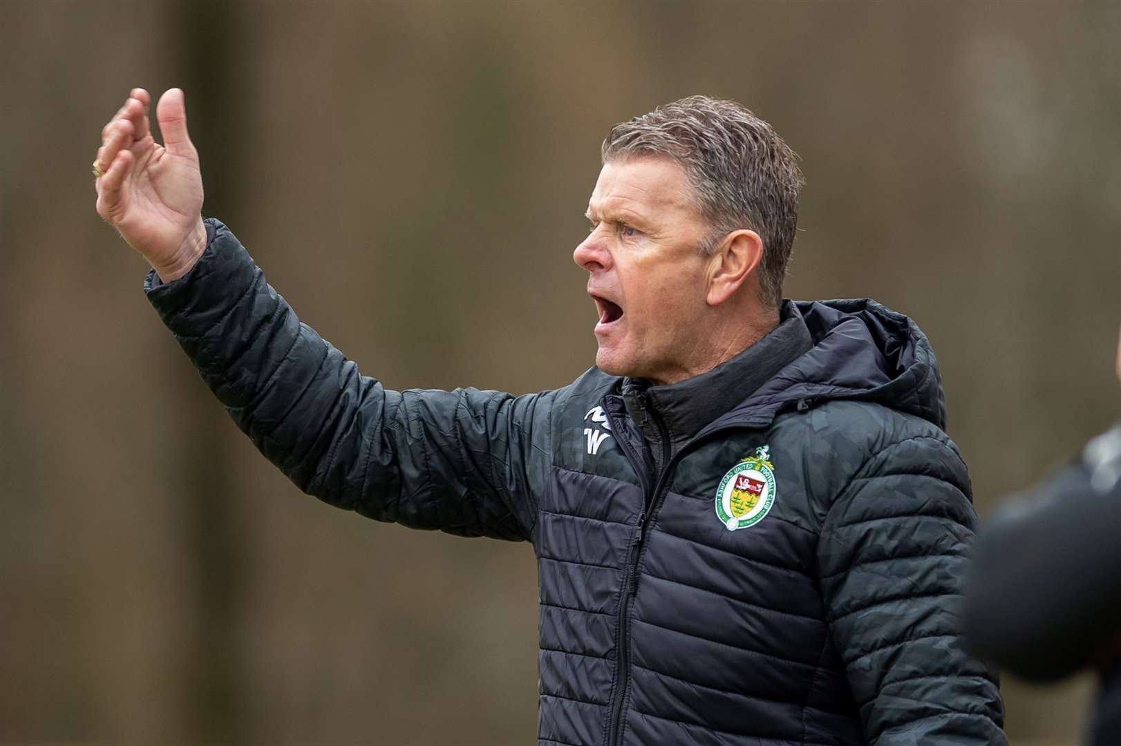 Ashford United manager Tommy Warrilow. Picture: Ian Scammell