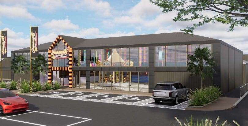 A CGI of Jeremy Godden's plans for Jimmy G's. Picture: Leisure Concepts