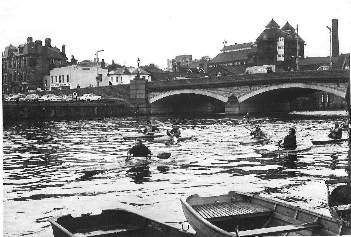 The last leg into Maidstone in November 1970