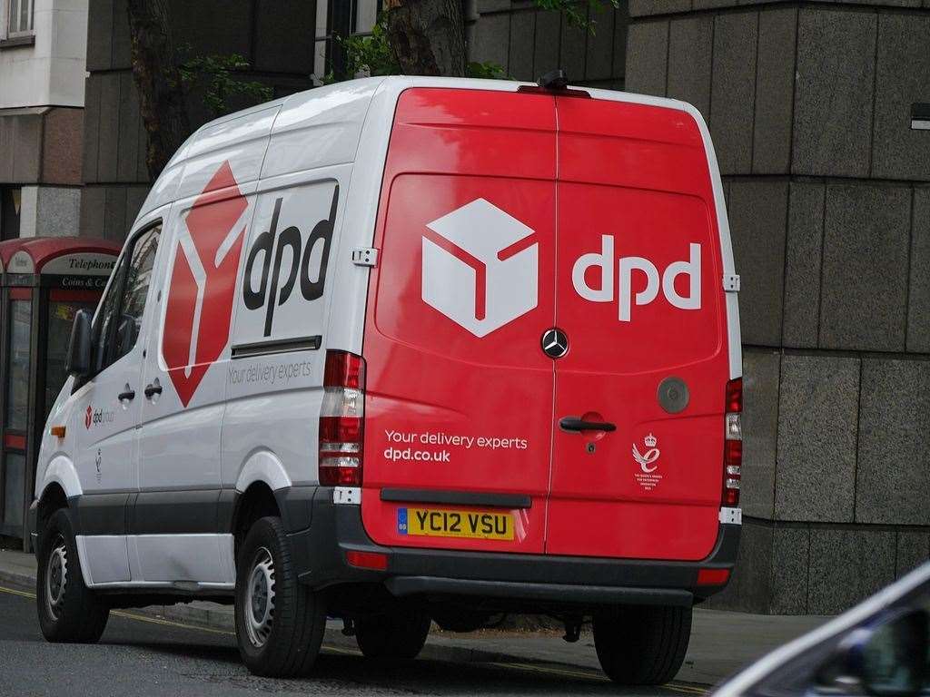 A DPD delivery van was stolen