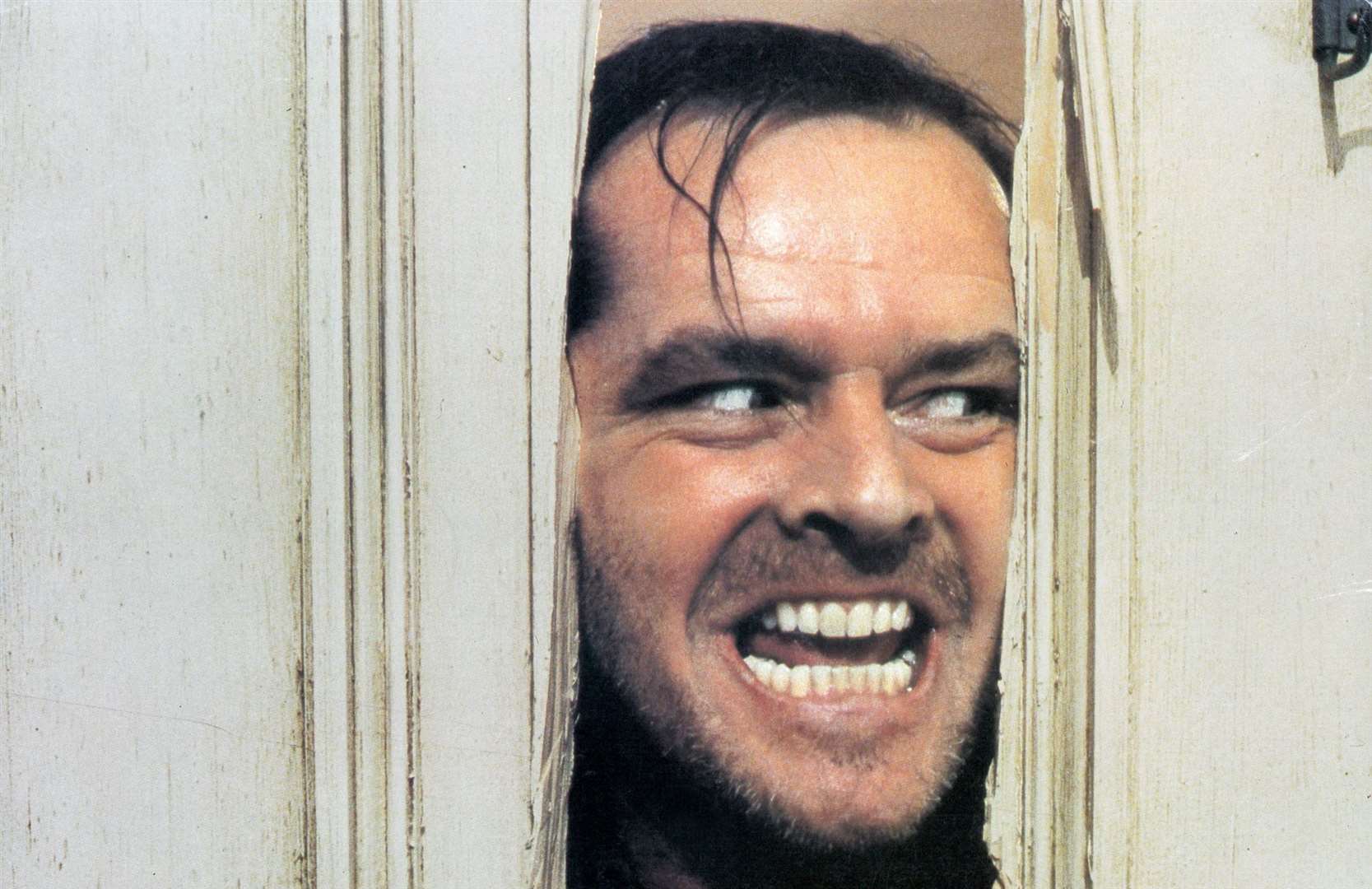 Jack Nicholson stars as Jack Torrence, a father who goes insane when trapped at a haunted hotel. Picture: Warner Brothers/Getty Images