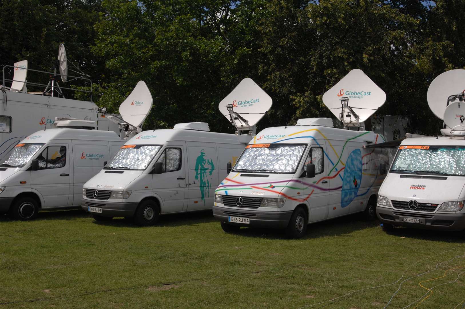 The world's media took over Canterbury for a day. Pic: Barry Goodwin