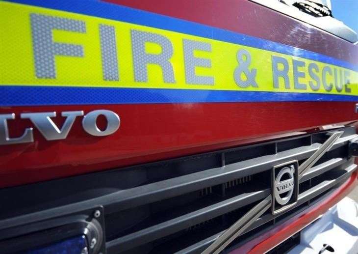 Fire crews were called to a chimney blaze