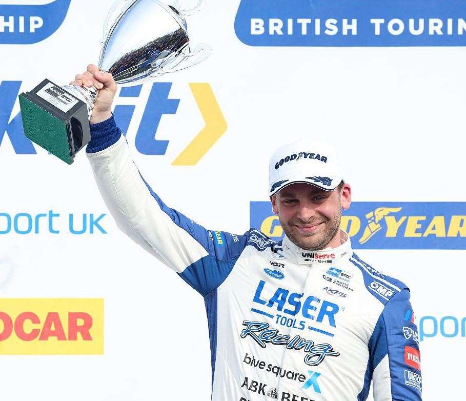 Platts Heath's Jake Hill enjoyed two BTCC podiums at Donington. Picture: Jakob Ebrey/BMW