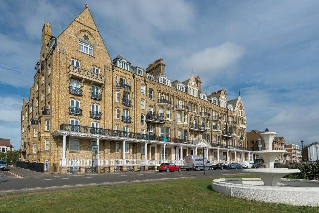 Outside the former Granville Hotel in Victoria Parade, Ramsgate. Picture: Miles & Barr/Rightmove