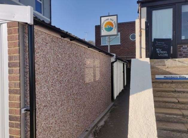 The sauna would be in a building at Folkestone Rowing Club in Sandgate. Picture: Peter Blach