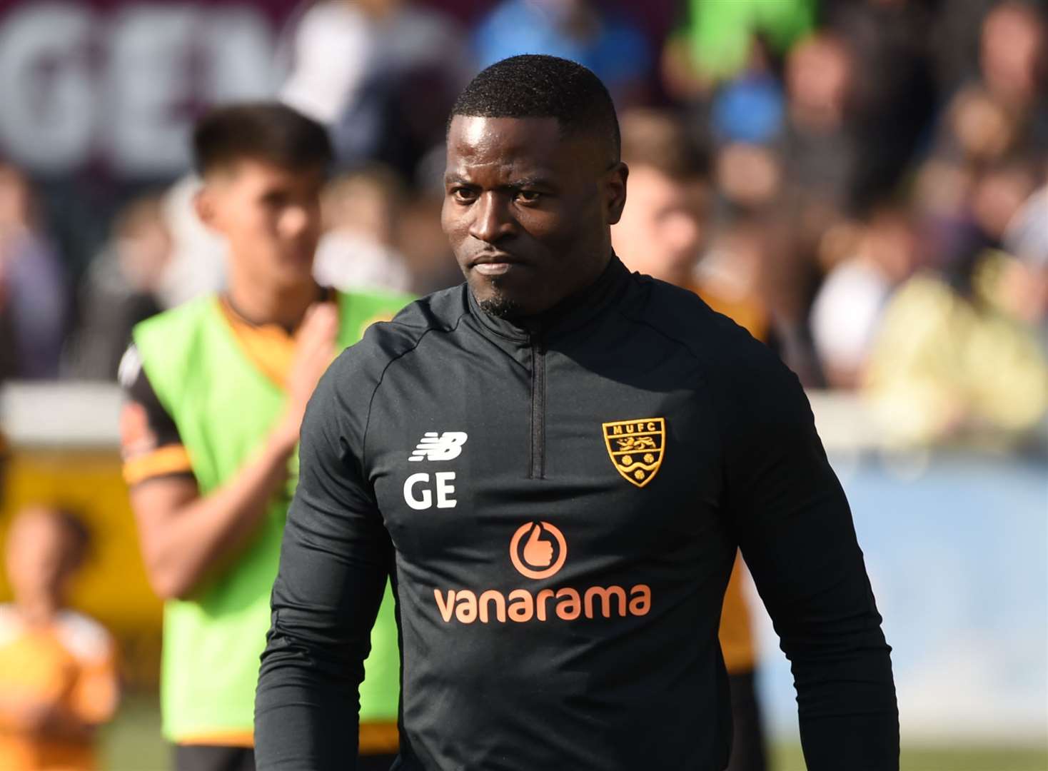 Maidstone United manager George Elokobi. Picture: Steve Terrell