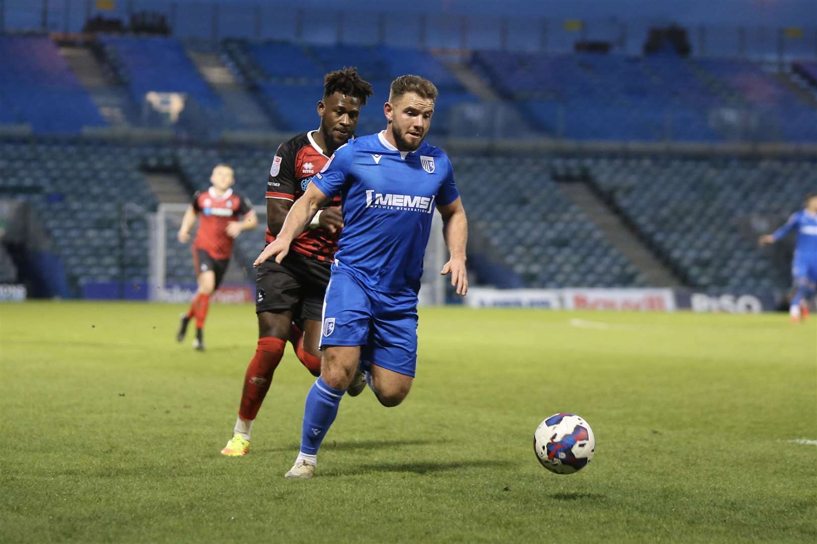 Alex MacDonald has been a key creator of goals for Gillingham