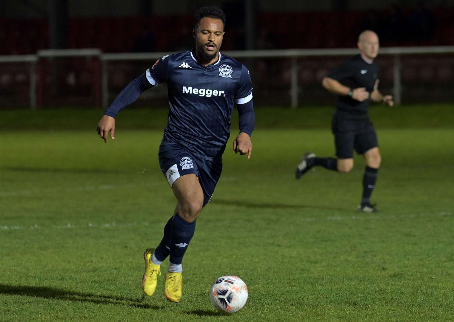 Frontman Chike Kandi has been released by Dover. Picture: Stuart Brock