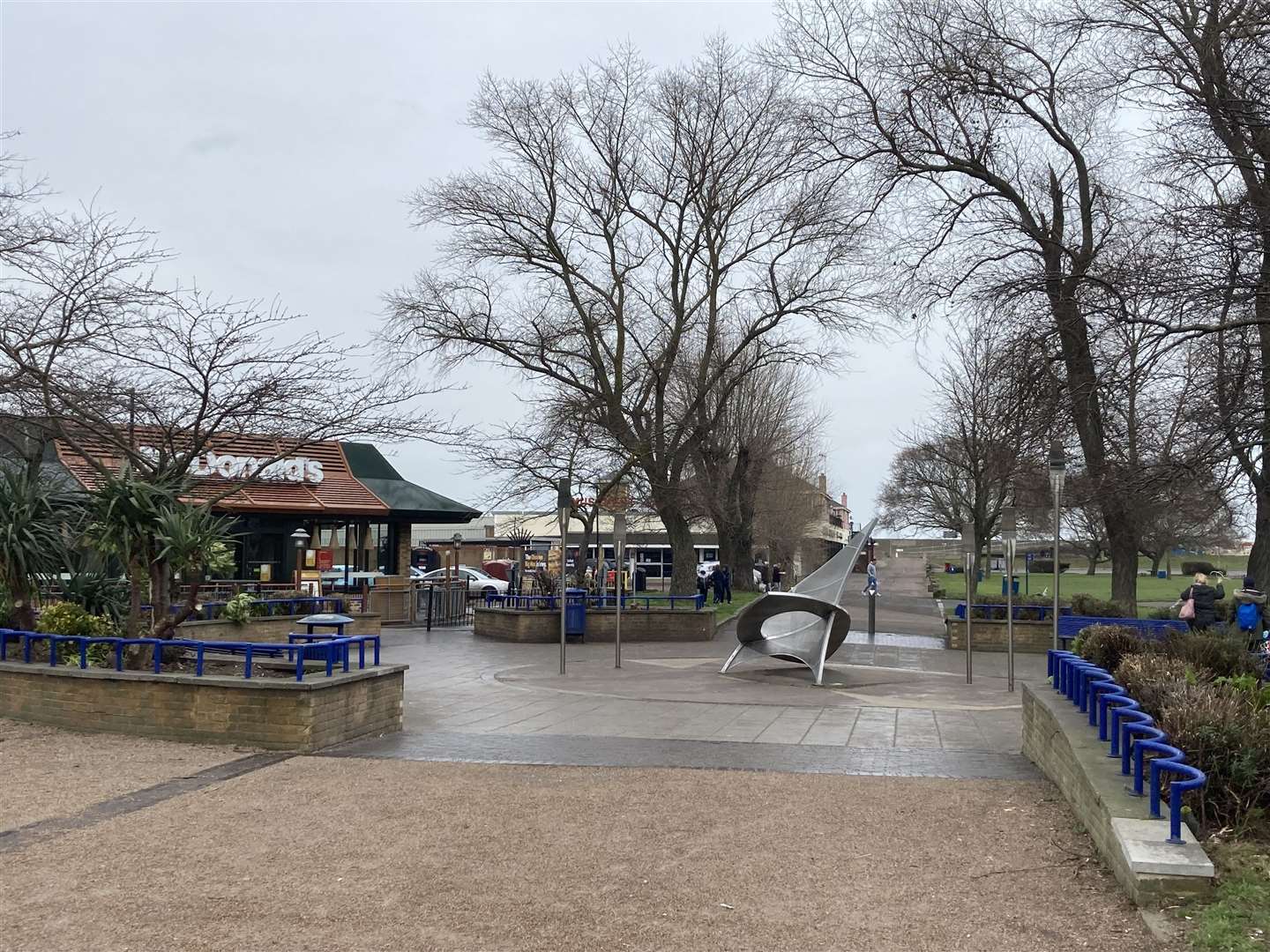 How the entrance to Beachfields, Sheerness, looks now