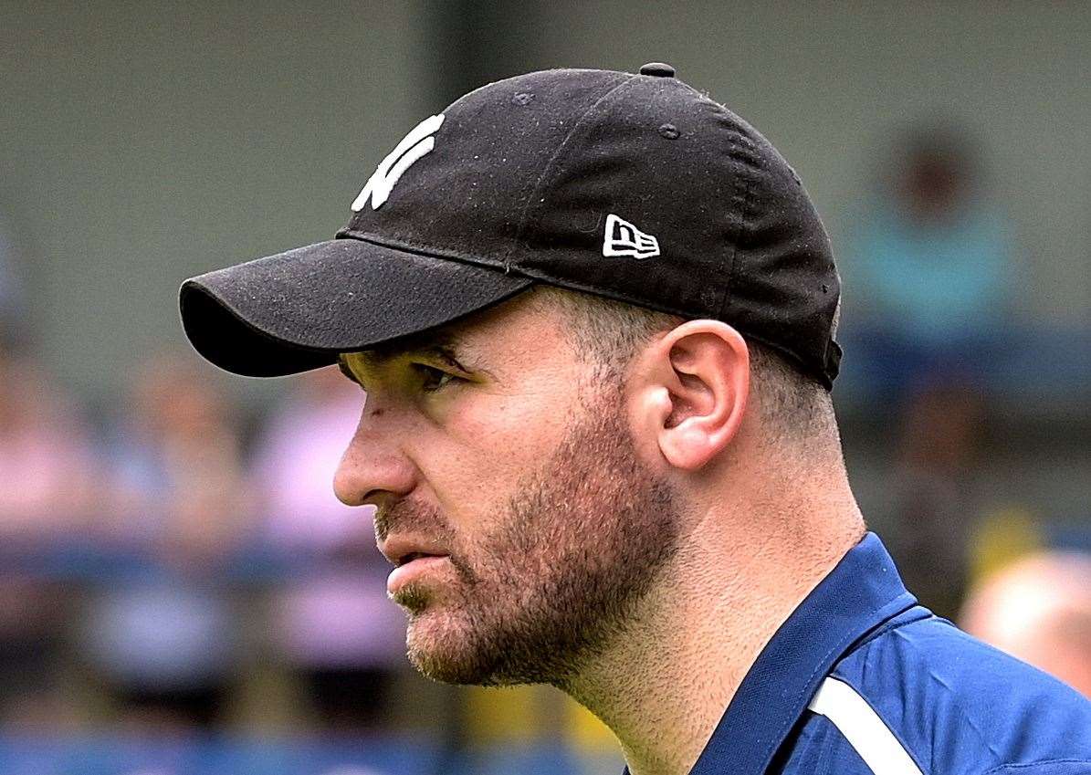 Dover manager Mitch Brundle. Picture: Stuart Brock