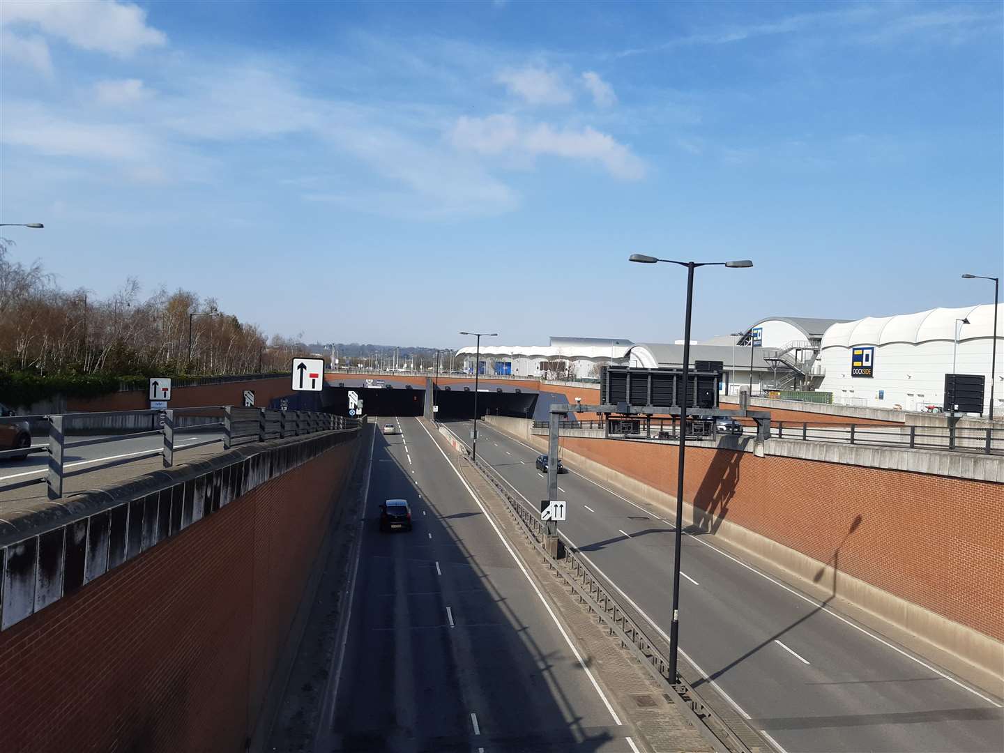 The Medway Tunnel. Stock Image