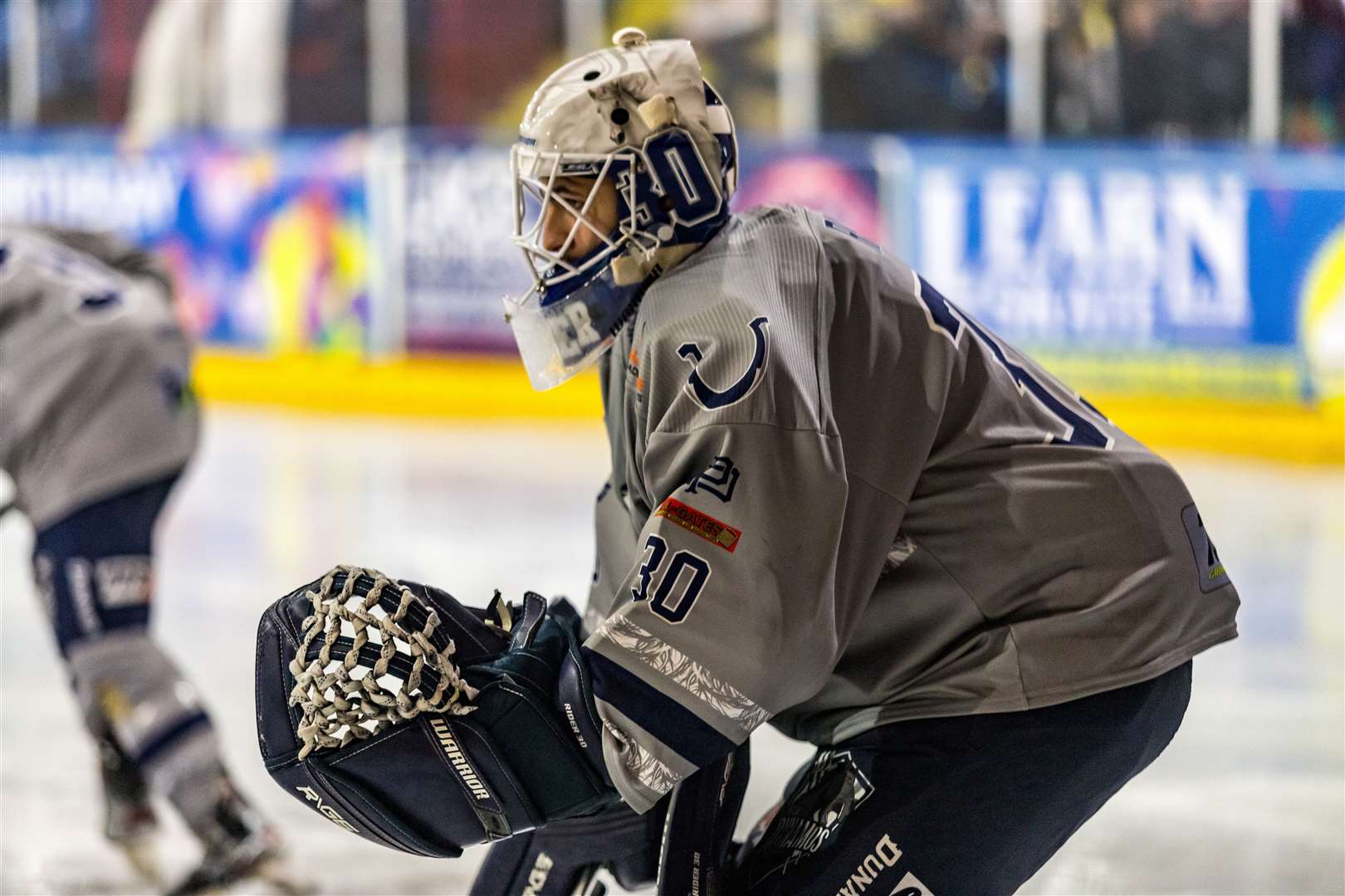 Invicta Dynamos’ netminder Owen Rider played for Bristol Pitbulls at the weekend Picture: David Trevallion