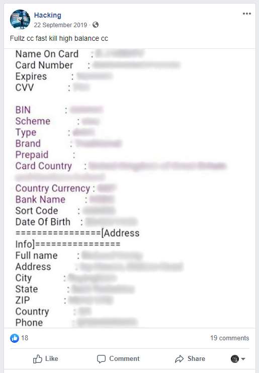 Example of fraudulent activity uncovered by Which? on a Facebook group (Which?/PA)