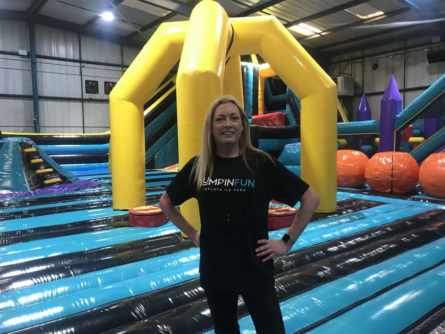 Karen Petrie, assistant manager at Jumpin Fun