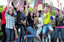 Hartsdown A level students celebrate