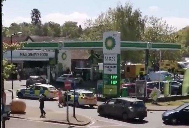 Two males were found stabbed in Crofton Road, Orpington