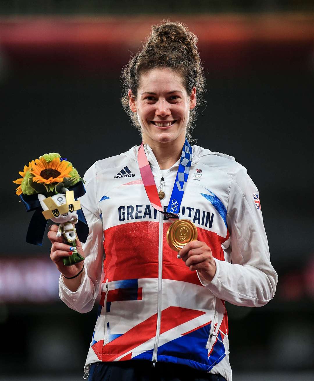 Kate French wins gold for Team GB at the Tokyo Olympics in modern pentathlon. Picture: UPIM Media