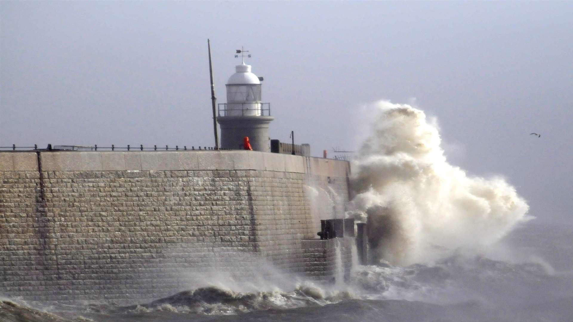 The type of storm expected today. File picture: Gary Browne