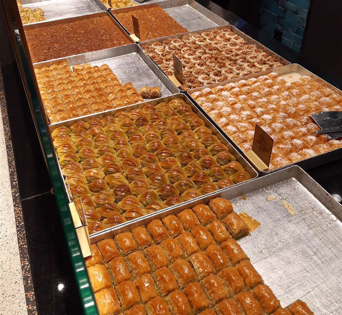 Baklava tasting. Photo: Sean Delaney