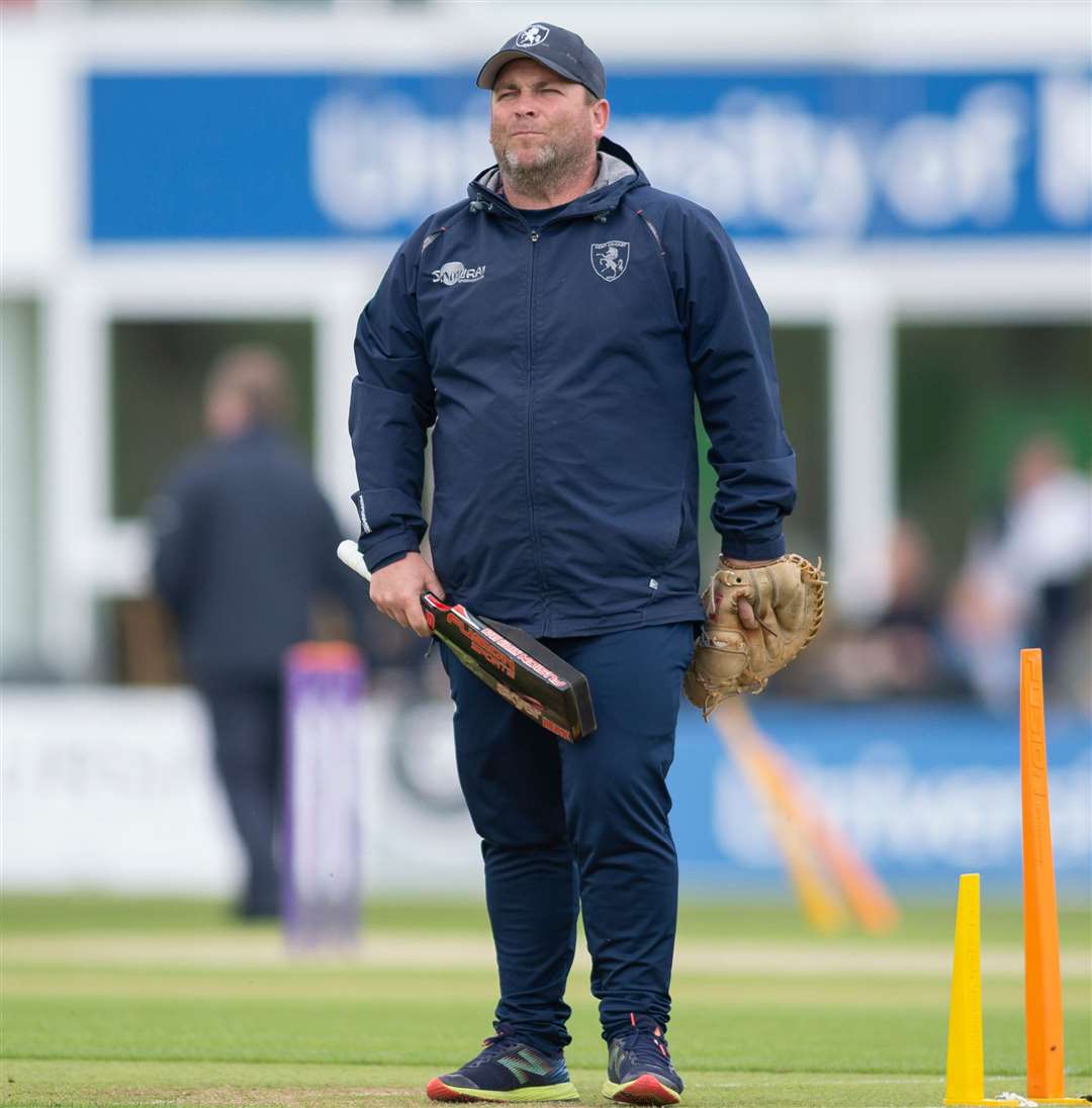 Kent head coach Matt Walker. Picture: Ady Kerry