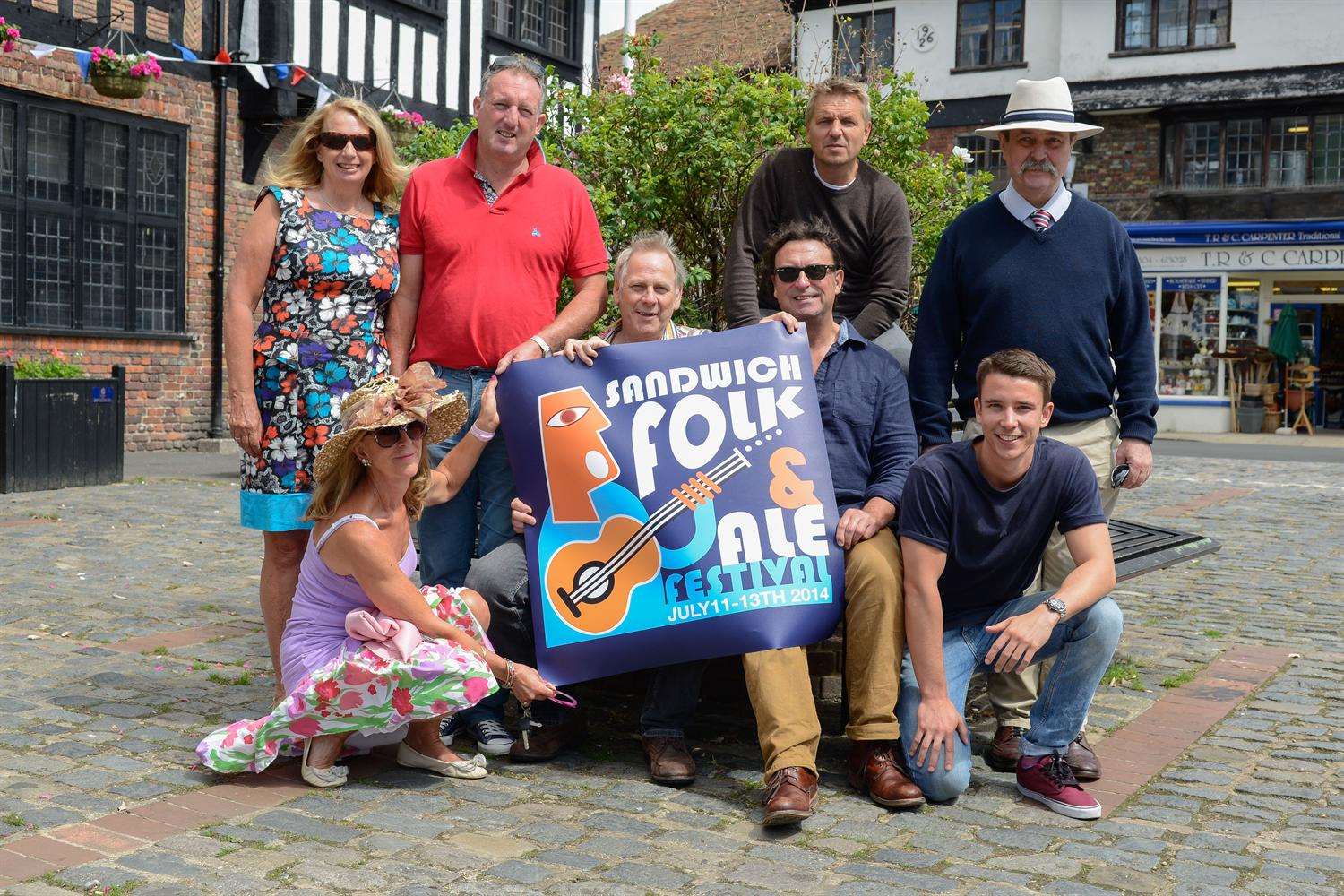 Committee members of the Sandwich Folk and Ale Festival