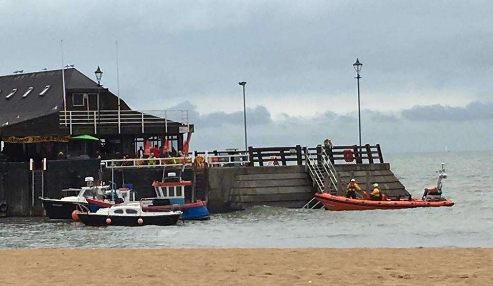 RNLI crews at the scene. Picture: Ruth Brackstone Bailey