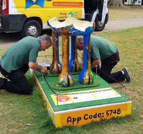 The Shaun the Sheep sculpture had been damaged beyond repair