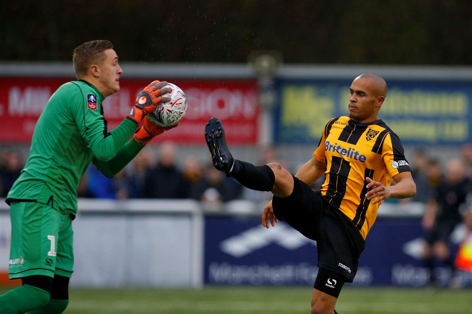 Maidstone United are among Elliott Romain’s former teams Picture: Andy Jones.