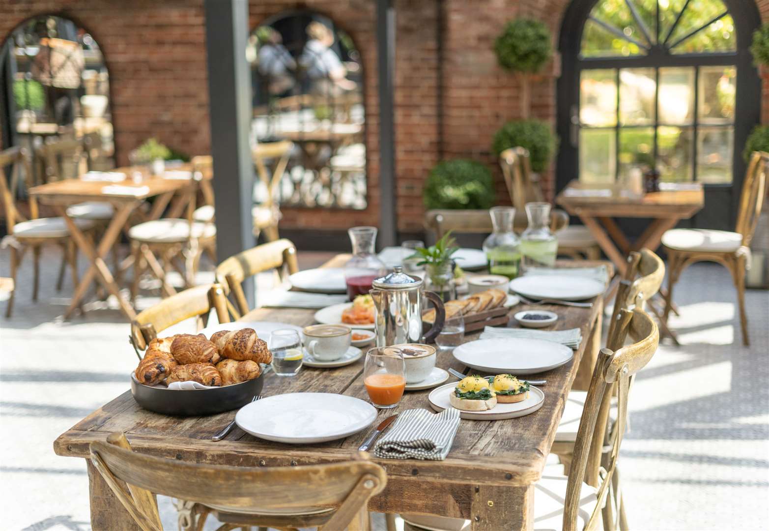 The Garden Room is light and airy