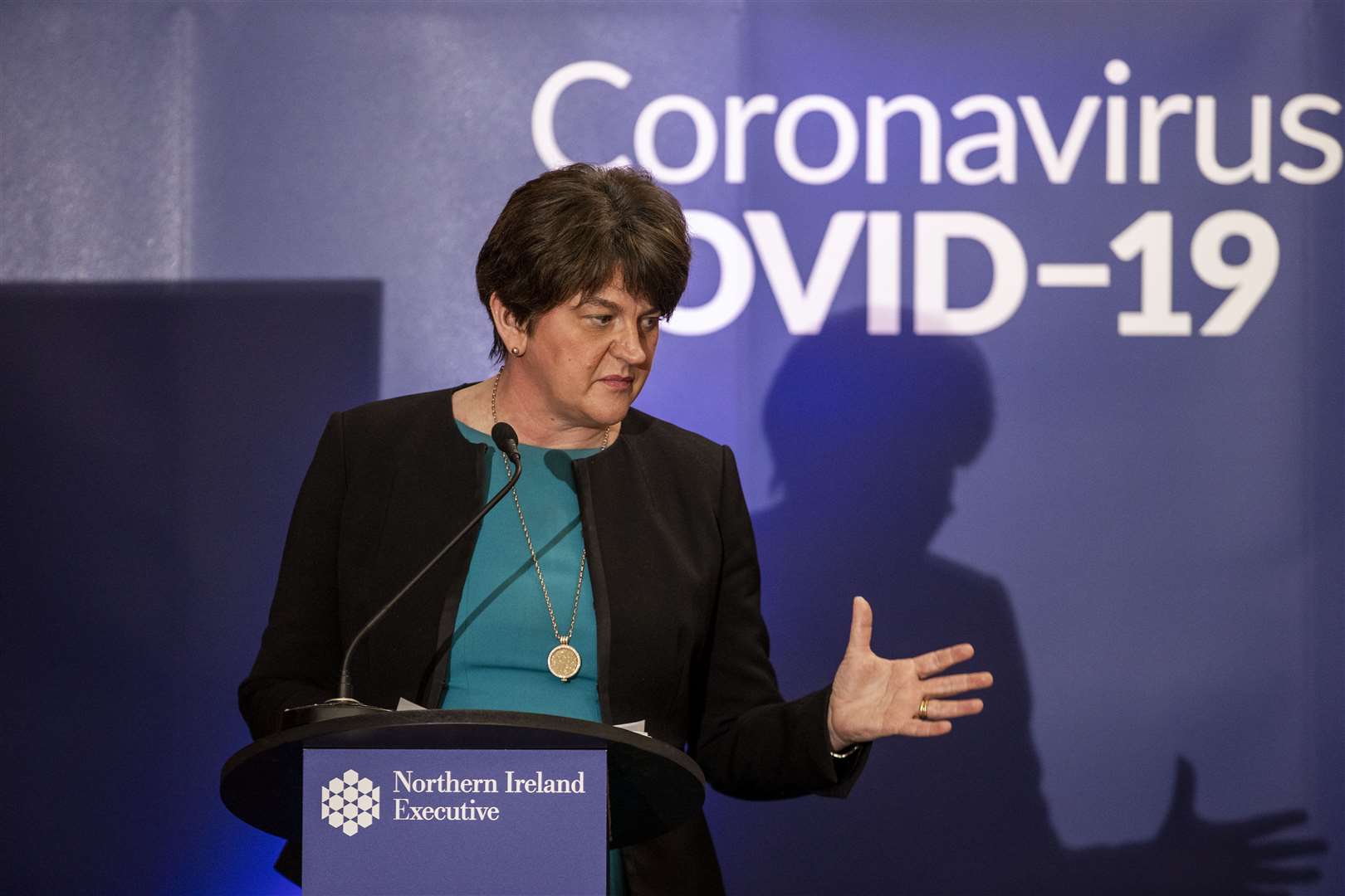 First Minister Arlene Foster said the information provides a fuller picture on the pandemic (Liam McBurney/PA)