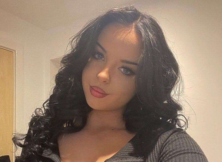 Danielle Allen, 19, was left stranded at a bus stop in Sturry. Picture: Danielle Allen