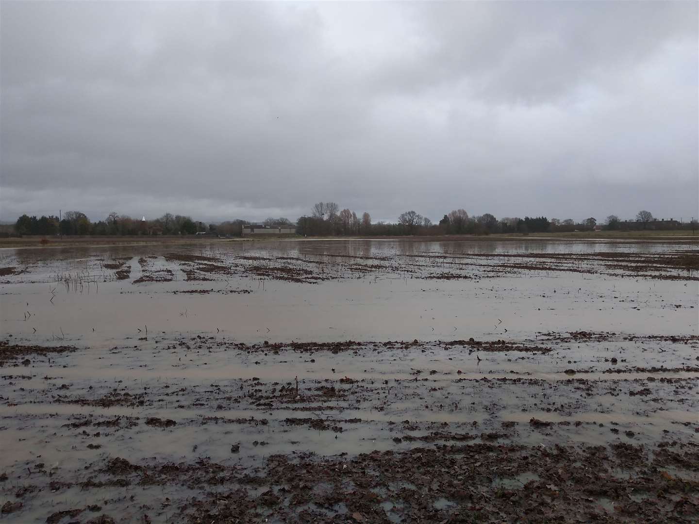 Flooding in Marden