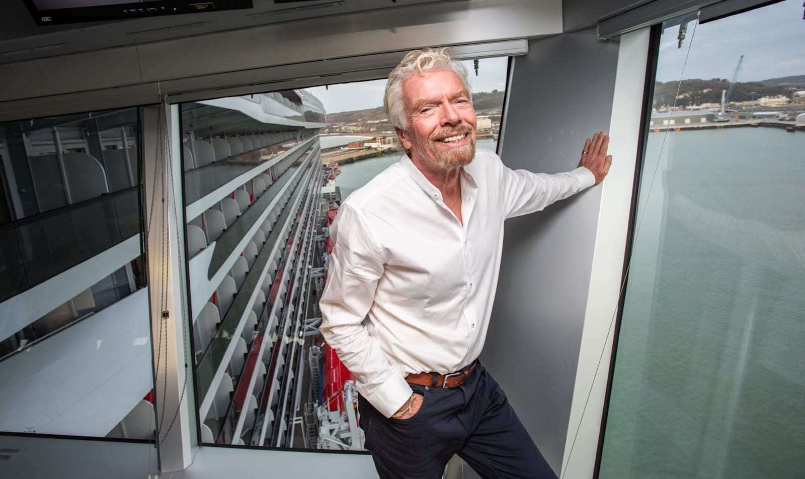 Sir Richard Branson cited Sir Freddie Laker as one of his mentors. Picture: @richardbranson/Twitter