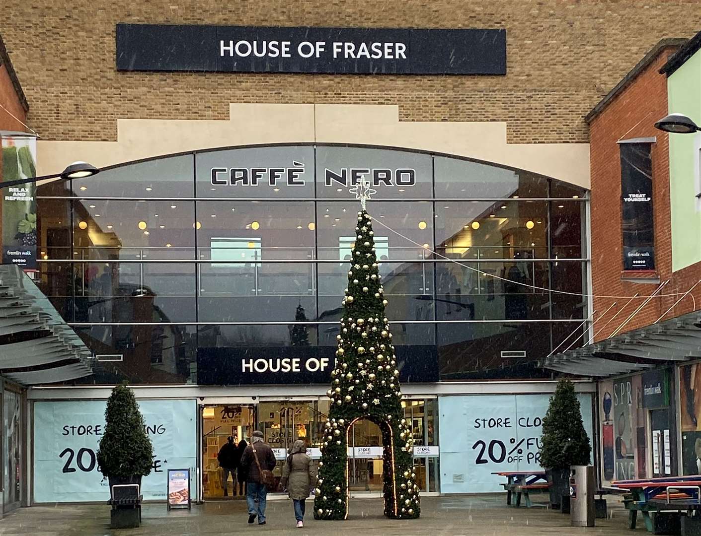 House of Fraser has closed down for a refit and is expected to open in October