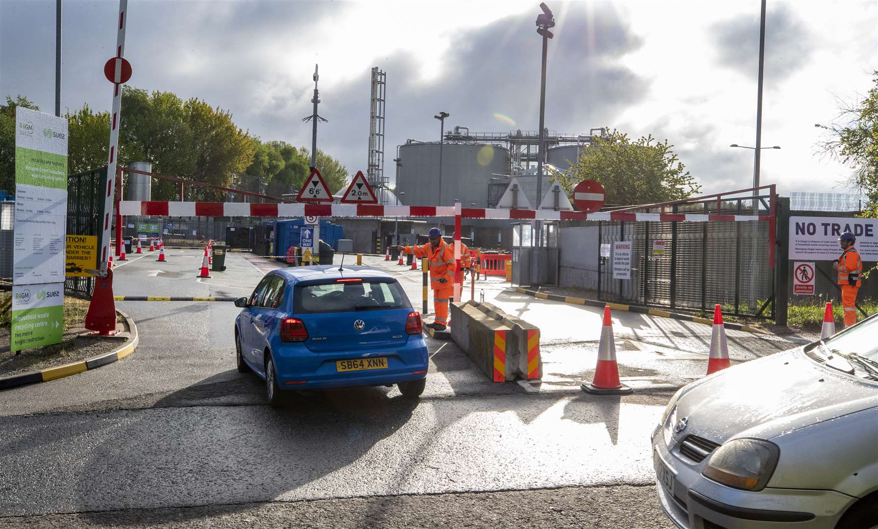 People using the site had to prove they are local residents (Peter Byrne/PA)