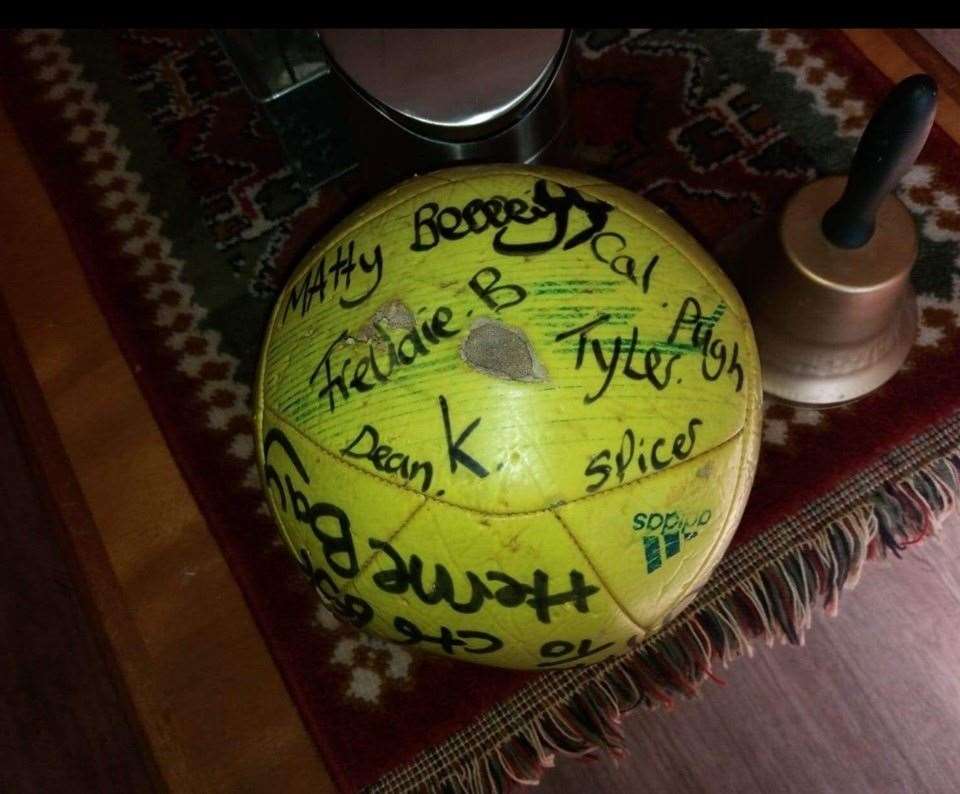 The football found in a museum in Holland (11792579)