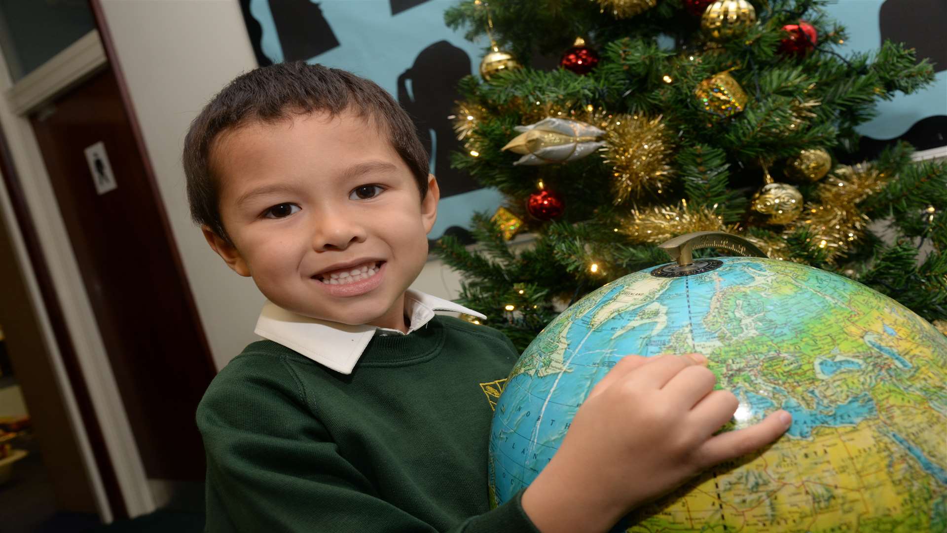 Carson Harvey, six, of Aylesham School