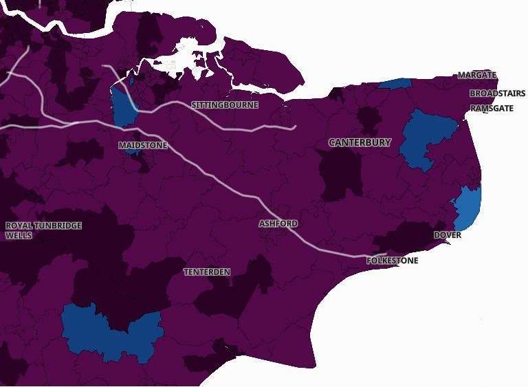 Covid infection rates are rising across Kent